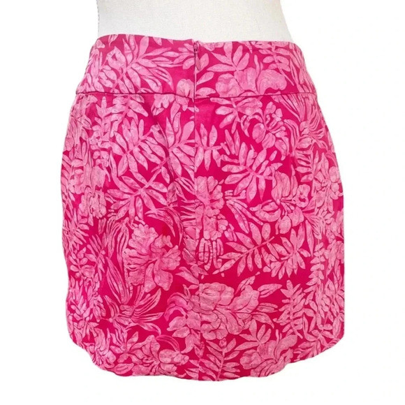 Vintage Nicole Miller Pink Floral Hawaiian Print Mini Skirt – Made in USA - Picture 8 of 9